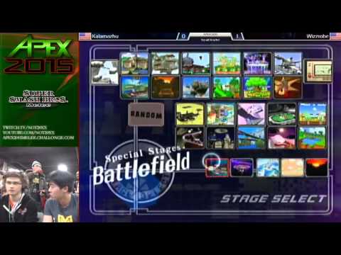 APEX 2015 - COG | Wizzrobe (Captain Falcon) vs Kalamazhu (Peach) Losers Round 1