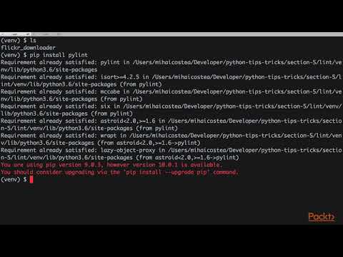 Tips Tricks and Techniques for Python Application Development Linting | packtpub com
