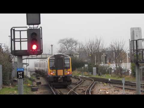 South West Trains class 444 Departure Havant for London Waterloo via Guildford