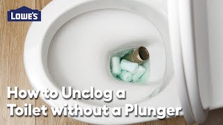 How to Unclog a Toilet Without a Plunger: Video Guide