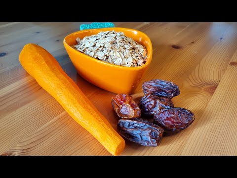 Do you have Oatmeal, Carrot & Dates try this recipe | sugar & gluten-free | Energy dessert Recipe