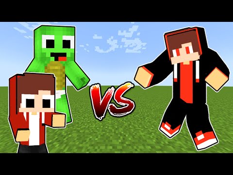 NoZenCraft - Baby JJ and Mikey VS Evil JJ (Minecraft Battle)