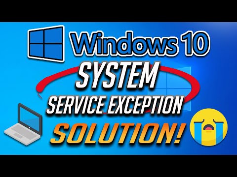Windows 10 System Service Exception Fix 2026 Tutorial