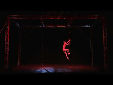 Ophelie SCREVE pole art UK 2021 elite 2nd place