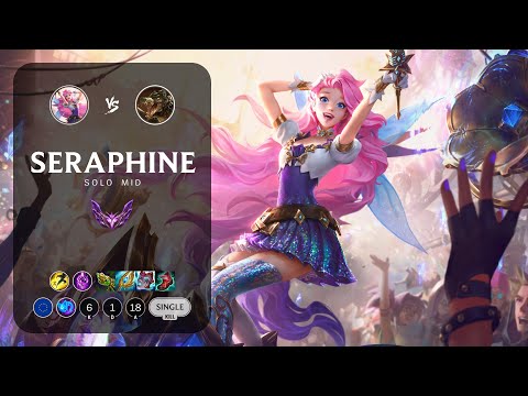 Seraphine Mid vs Renekton - EUW Master Patch 12.23