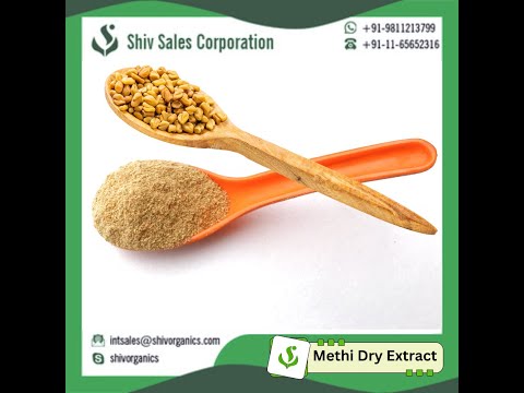 Methi dry extract, packaging type: container, powder