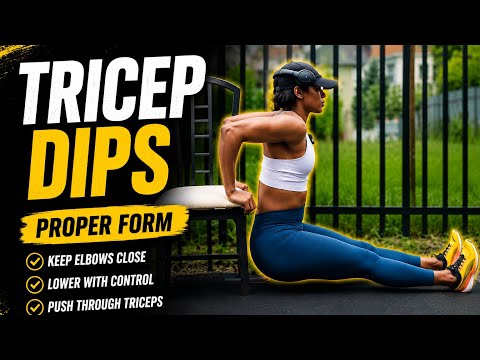 How To Do Tricep Dips Correctly | Beginner Guide