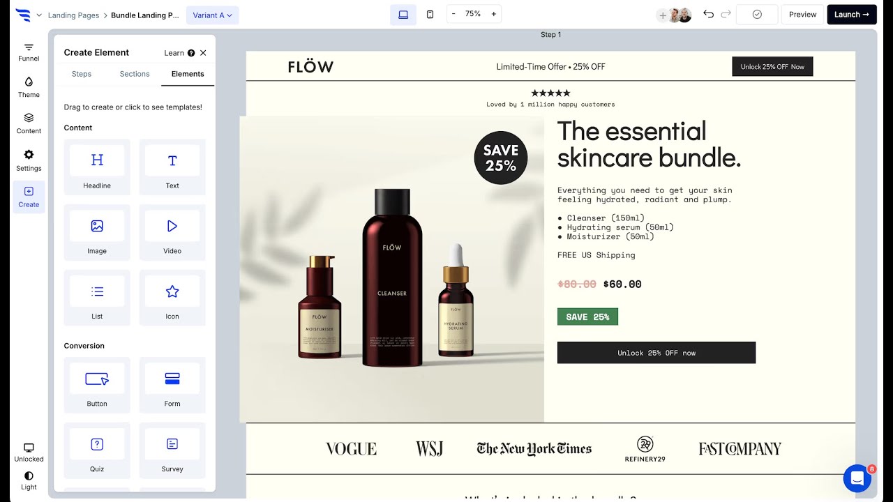 ConvertFlow: Funnel CRO & AI Demo