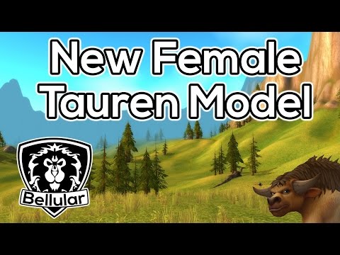 New Female Tauren Model - In Game Preview - Warlords of Draenor Beta