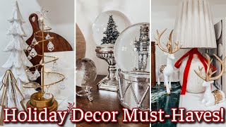 HOLIDAY DECOR MUST HAVES | CHRISTMAS DECORATING IDEAS 2023 | CHRISTMAS DECOR STAPLES & STYLING TIPS