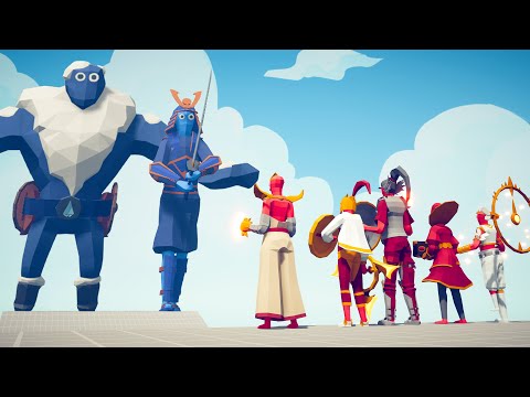 ICE & SAMURAI GIANT vs EVERY FACTION Totally Accurate Battle Simulator TABS