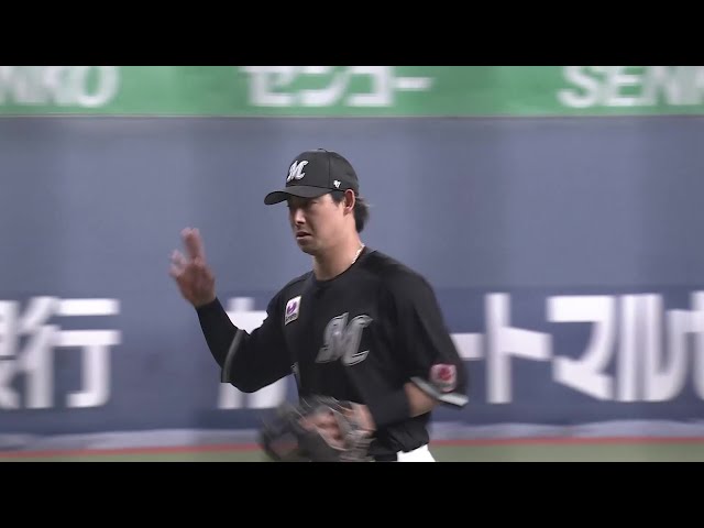 【1回裏】ランニングスロー!! マリーンズ・藤岡裕大 抜けそうな打球に追いつきピンチを凌ぐファインプレー!! 2025年4月30日 オリックス・バファローズ 対 千葉ロッテマリーンズ