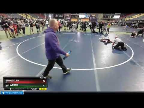 59 Lbs Champ. Round 1 - Ian Weber, WI Vs Stone Fury, KS E5ff