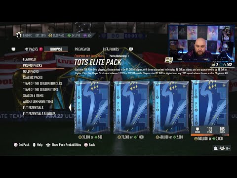 Bateson87 opens 500k TOTS Elite Pack