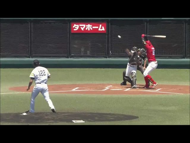 【ファーム】ゴンゾーバズーカ炸裂!! ホークス・谷川原 自慢の強肩で盗塁阻止!! 2021/5/6 H-C(ファーム)