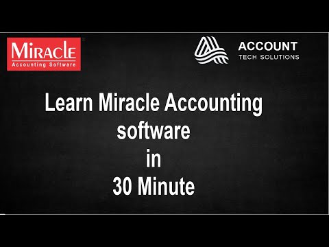 Learn Miracle Accounting Software Free in 30 Minute - in Gujarati