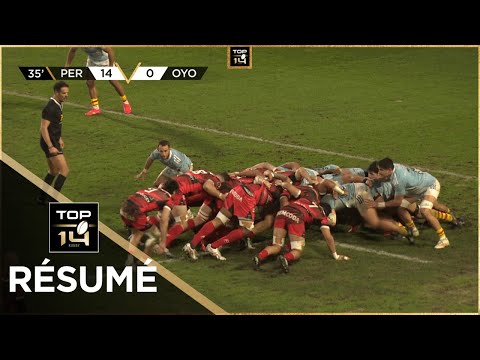 TOP 14 Saison 2023-2024 J12 - Résumé USA Perpignan - Oyonnax Rugby