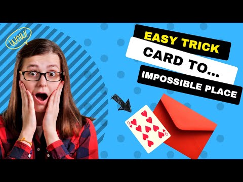 Card Vanish to Impossible Place -  Easy Card Tricks to Learn for Beginners