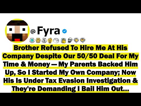 Brother Refused To Hire Me At His Company Despite Our 50/50 Deal For My Time & Money—My Parents Back