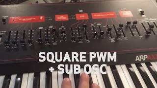 Video thumbnail for ARP Axxe with Sub Oscillator by Lackan