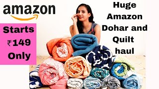 Amazon comforters haul | blankets, dohar, duvet, quilt haul |comforters starting from 149/- your pal