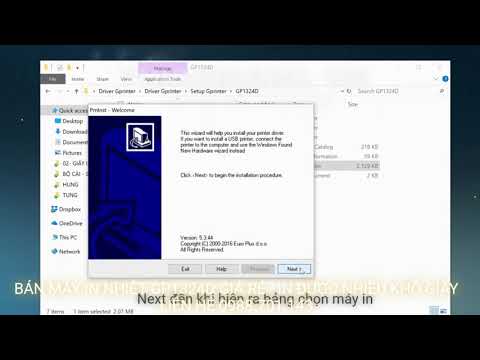 Hướng Dẫn Cài Đặt Drive Máy In Nhiệt Gprinter 1324D