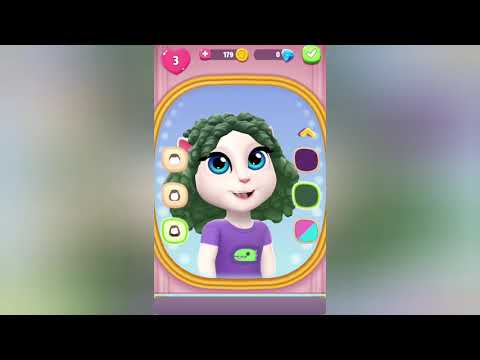 Testing My Talking Angela 2 BETA version 😍💓 Part 2 : outfit; hairstyle; makeup