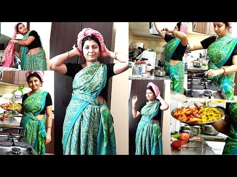 How to Towel-wrap hair after bating ||