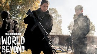 Elizabeth Massacres A Town In The Walking Dead World Beyond Clip