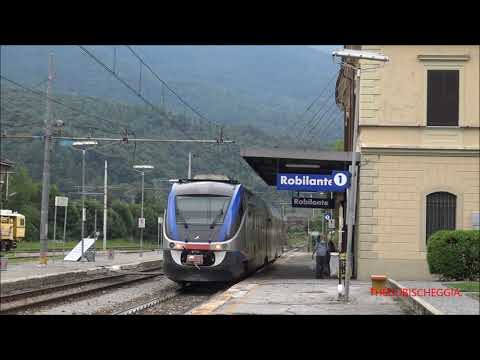 LA PARTENZA DEL MINUETTO D. DALLA STAZIONE DI ROBILANTE. (CN) MERC. 15 - 7 - 2020.