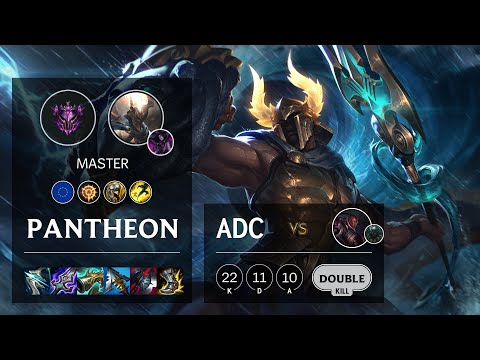 Pantheon ADC vs Lucian - EUW Master Patch 11.24b