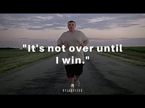 When nobody believes in you. POWERFUL MOTIVATIONAL VIDEO. It's not over until I win.