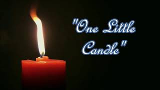 One little candle