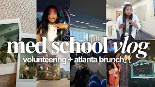 Med School Weekend Vlog | Volunteering, Brunch, & Sunday Reset #medschool #vlog