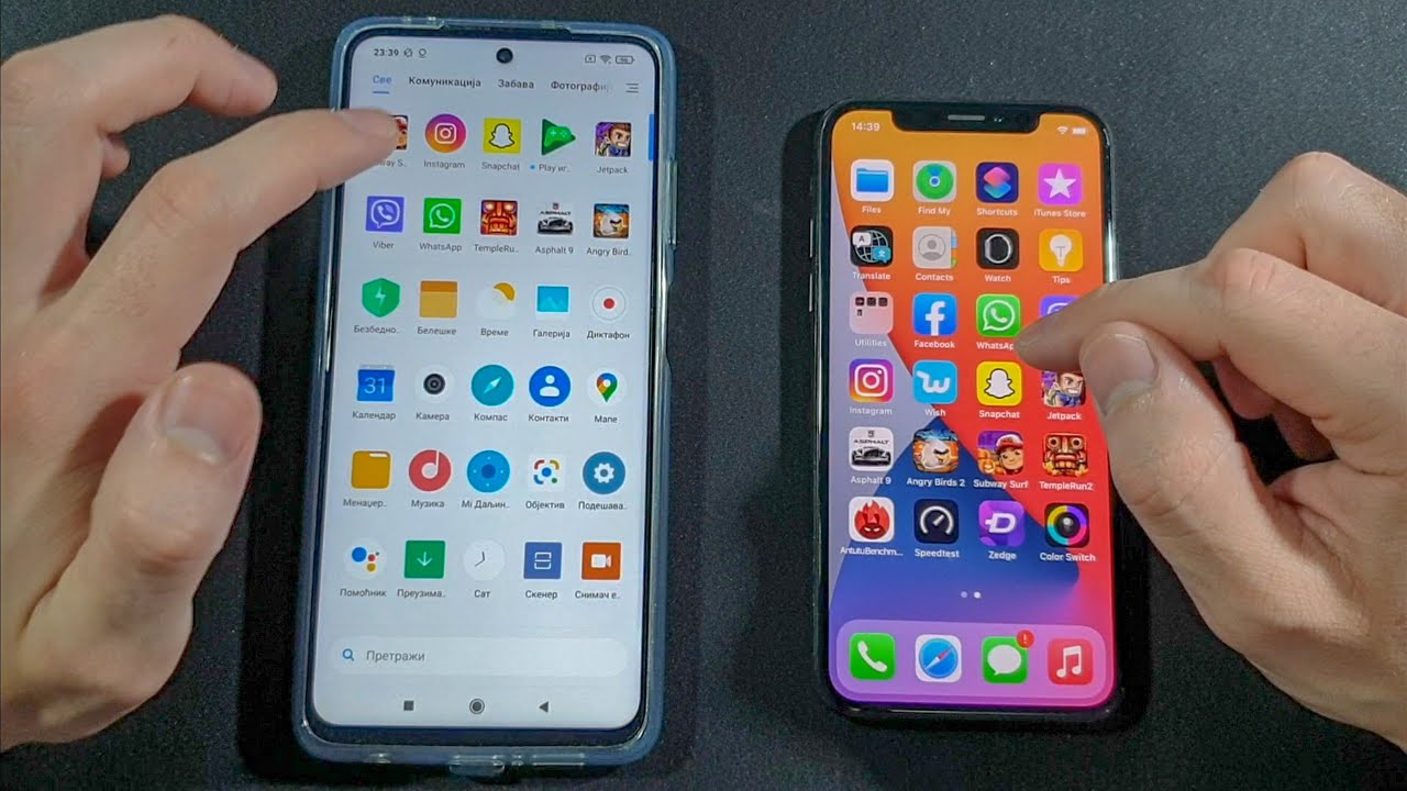 Xiaomi Poco X3 NFC vs Iphone X Comparison Speed Test