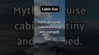 Cruise Myths & Facts - Cabin Size #cruise #cruiseship #vacation