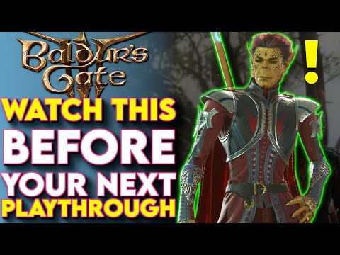 FUN & UNIQUE Playthrough Ideas For Baldur's Gate 3! - Baldurs Gate 3 Playthrough Ideas (BG3 Tips)