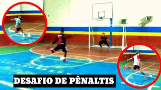 Desafio de pênaltis e domínio na quadra