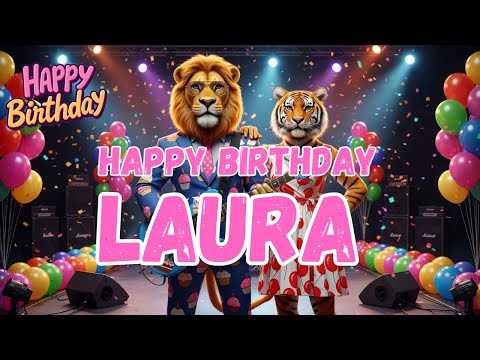 LAURA Happy Birthday Song - Happy Birthday to Laura