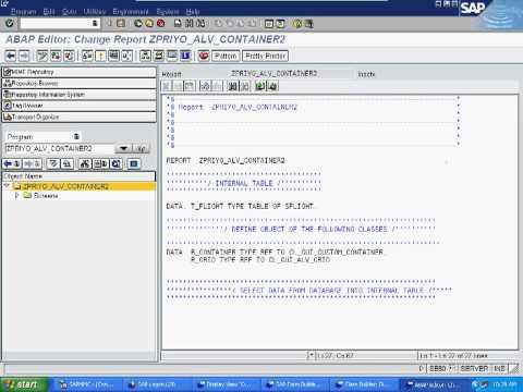 SAP ABAP Basic ALV Report using OOPS (OO ABAP)