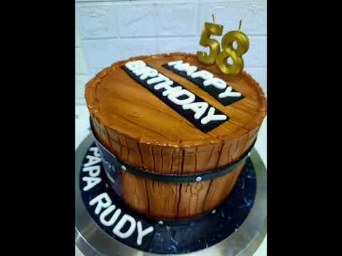 Alfonso Barrel Themed Cake