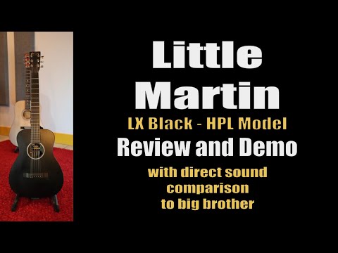 Обзор акустической гитары Martin LX Black Little Martin