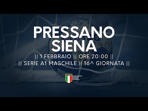 Serie A1M [16^]: Pressano - Siena 27-22