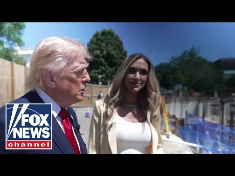 Trump gives SNEAK PEEK at White House ballroom construction