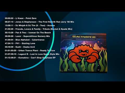 Reactivate 10 #Reactivate10 #ReactivateSeries #90sTrance #ReactivateCD  #AcidTechno #ClassicEDM