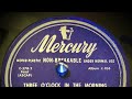 Oscar Peterson - Three O'Clock In The Morning - 78rpm