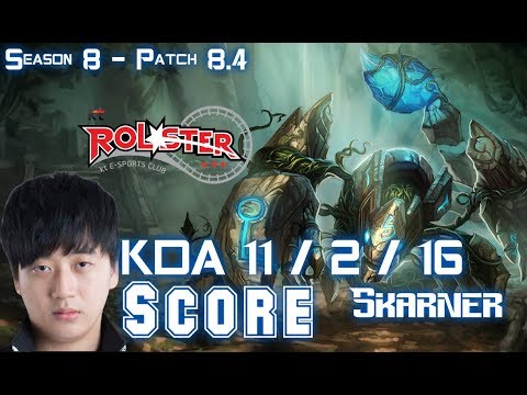 KT Score SKARNER vs ELISE Jungle - Patch 8.4 KR Ranked