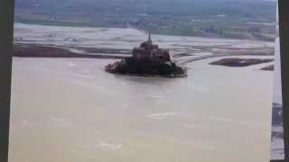 preview picture of video 'Vol Mont Saint Michel le 22 mars 2015 - grandes marées HD'