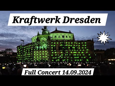 Kraftwerk Full Concert Dresden