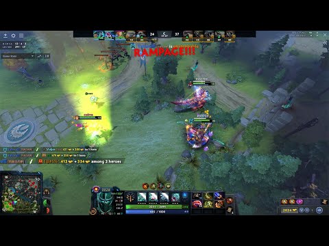 Yatoro Phantom Assassin Rampage 1vs5